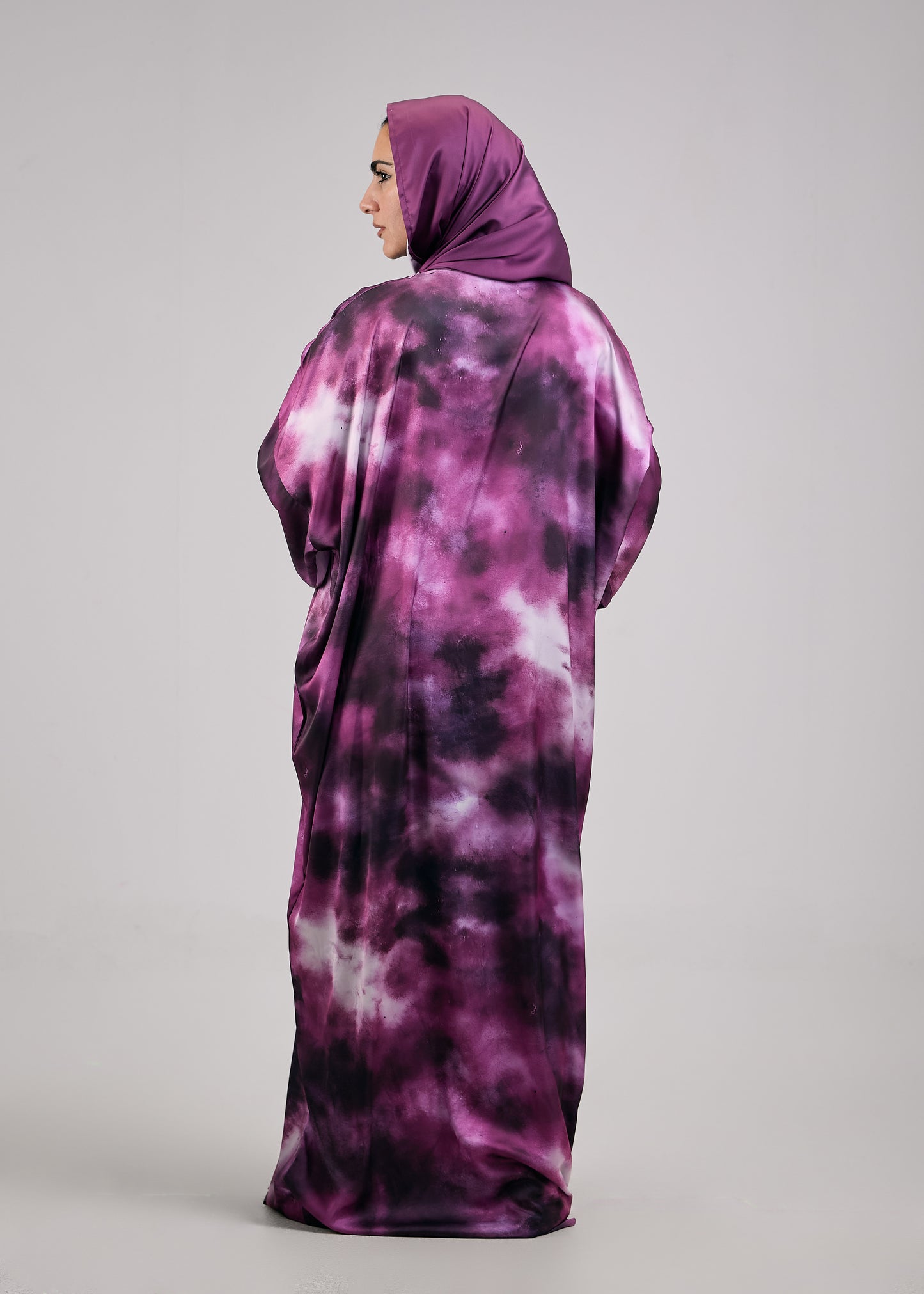Hajar Printed satin