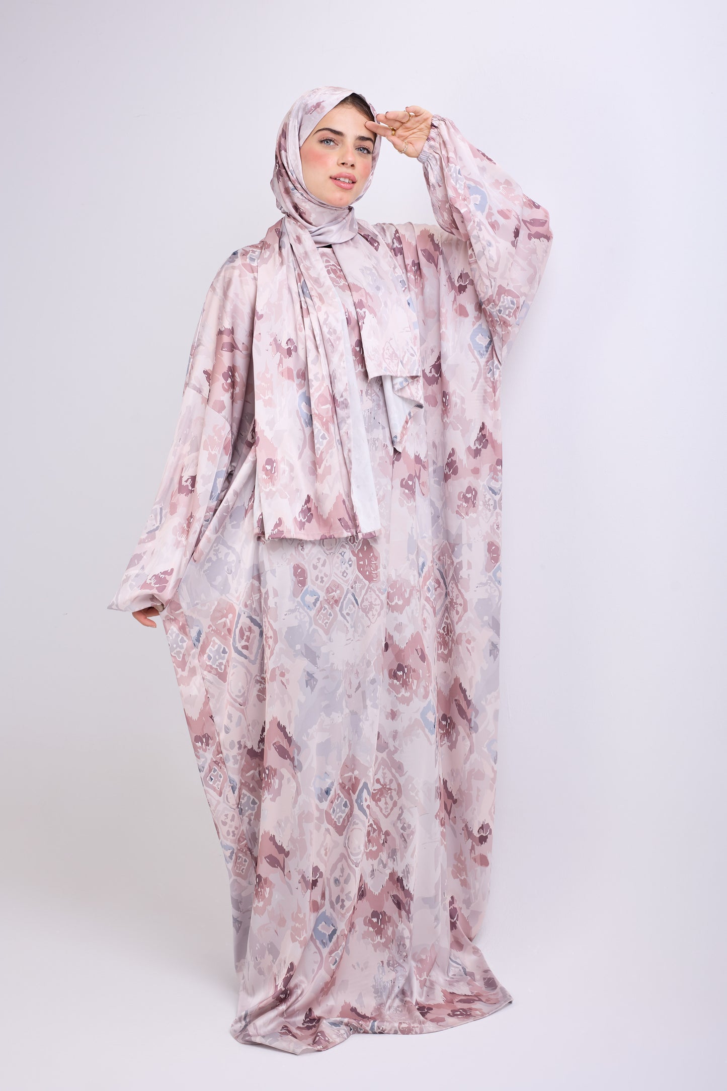 Leila Printed Satin Isdal