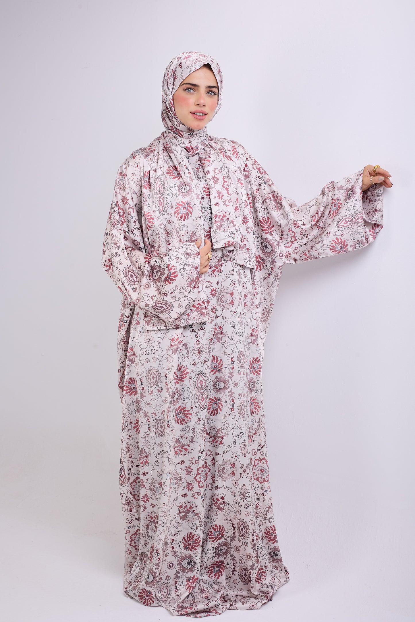 Malak printed satin