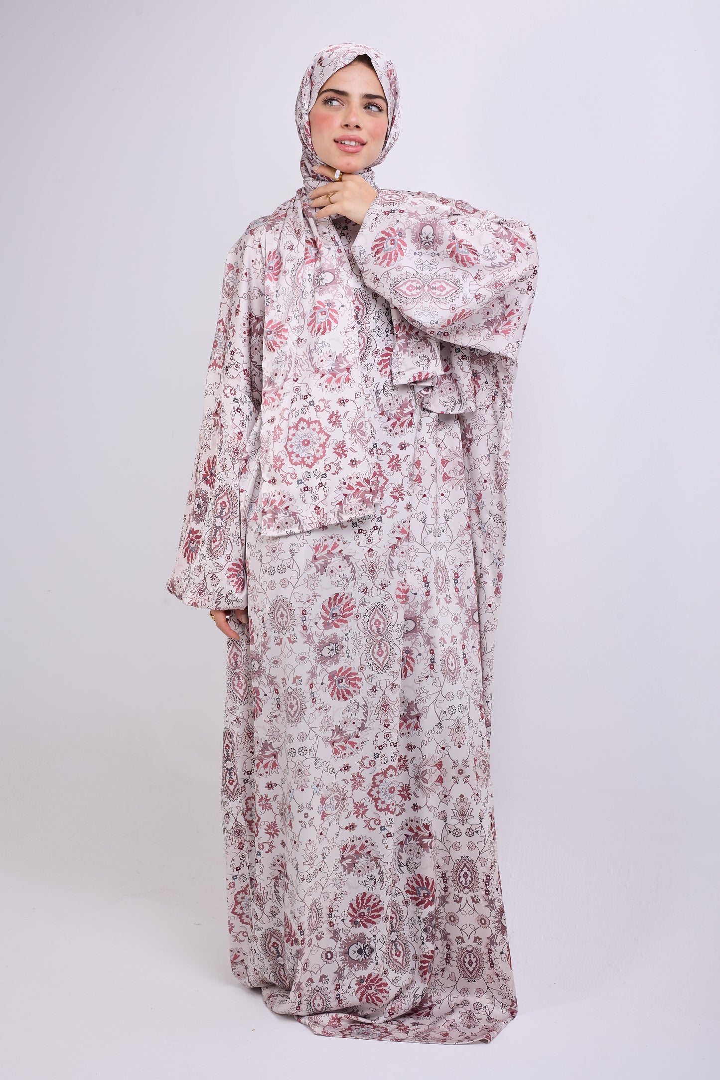 Malak printed satin