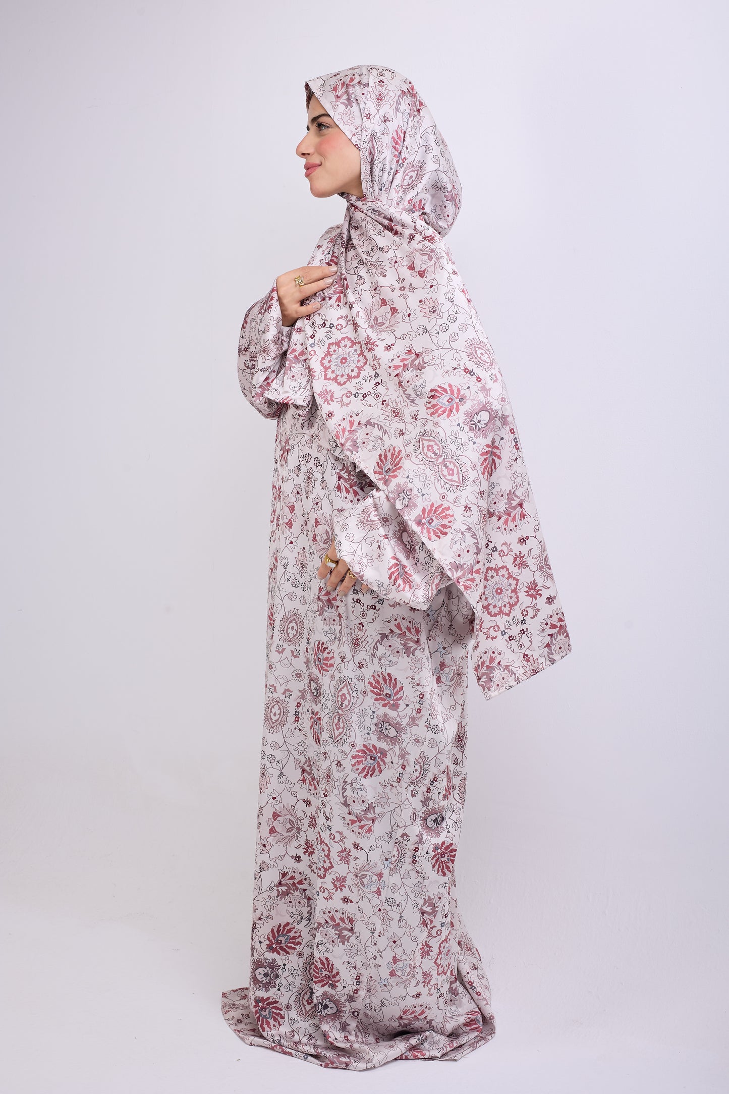 Malak printed satin
