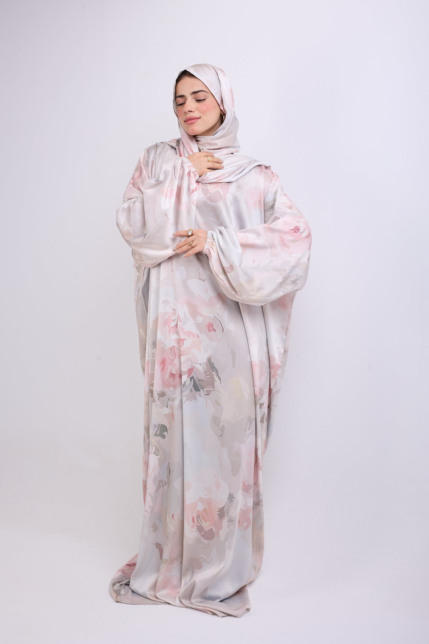 Noor Printed Satin Isdal