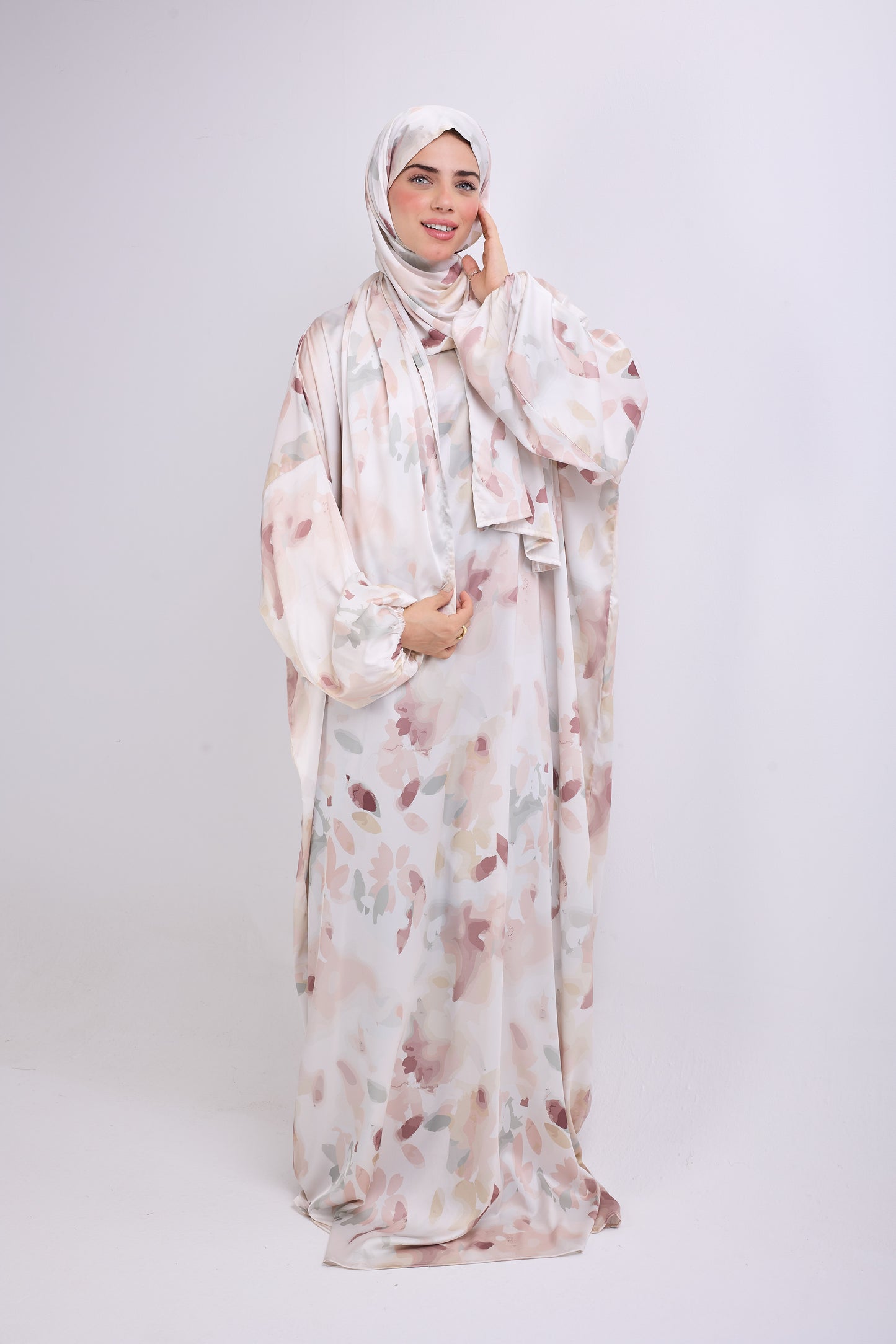 Nature's Grace  Printed satin