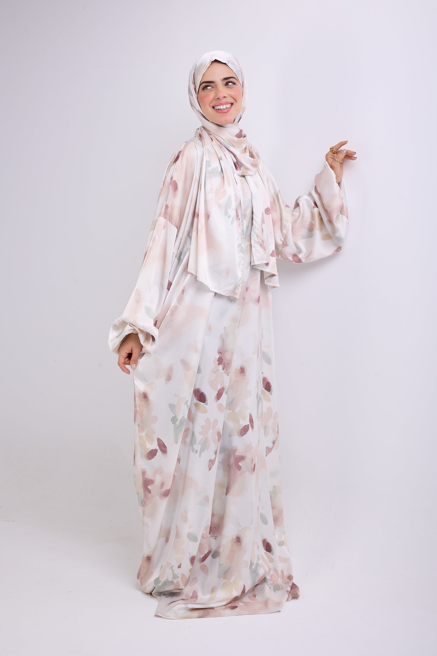 Nature's Grace  Printed satin