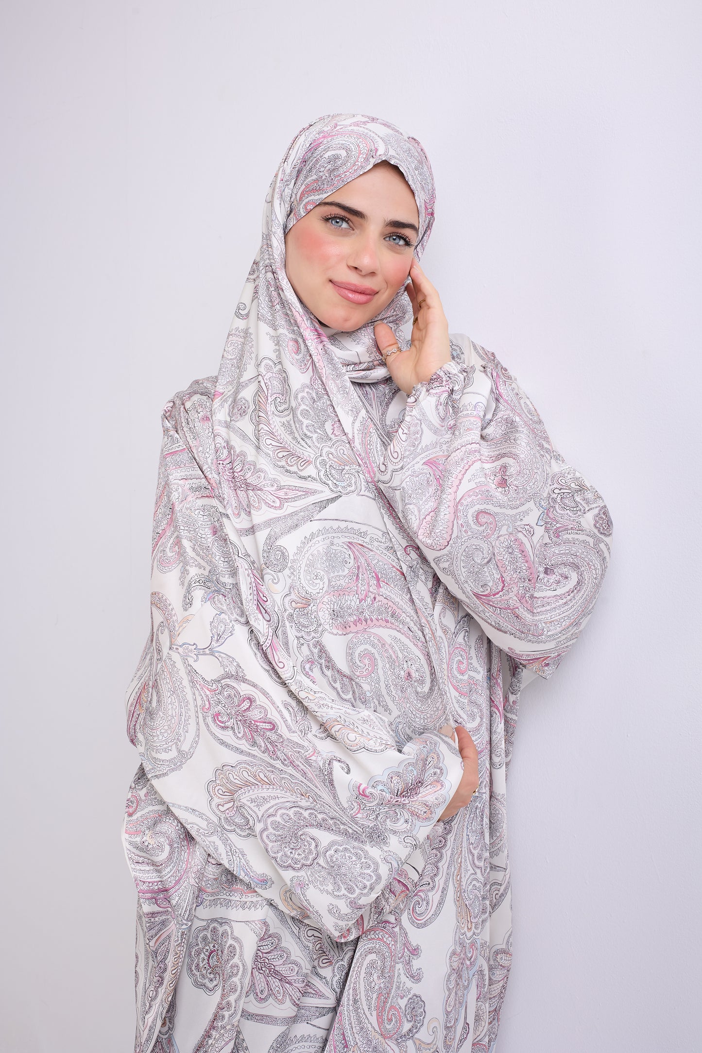 Royal Blossom Printed satin