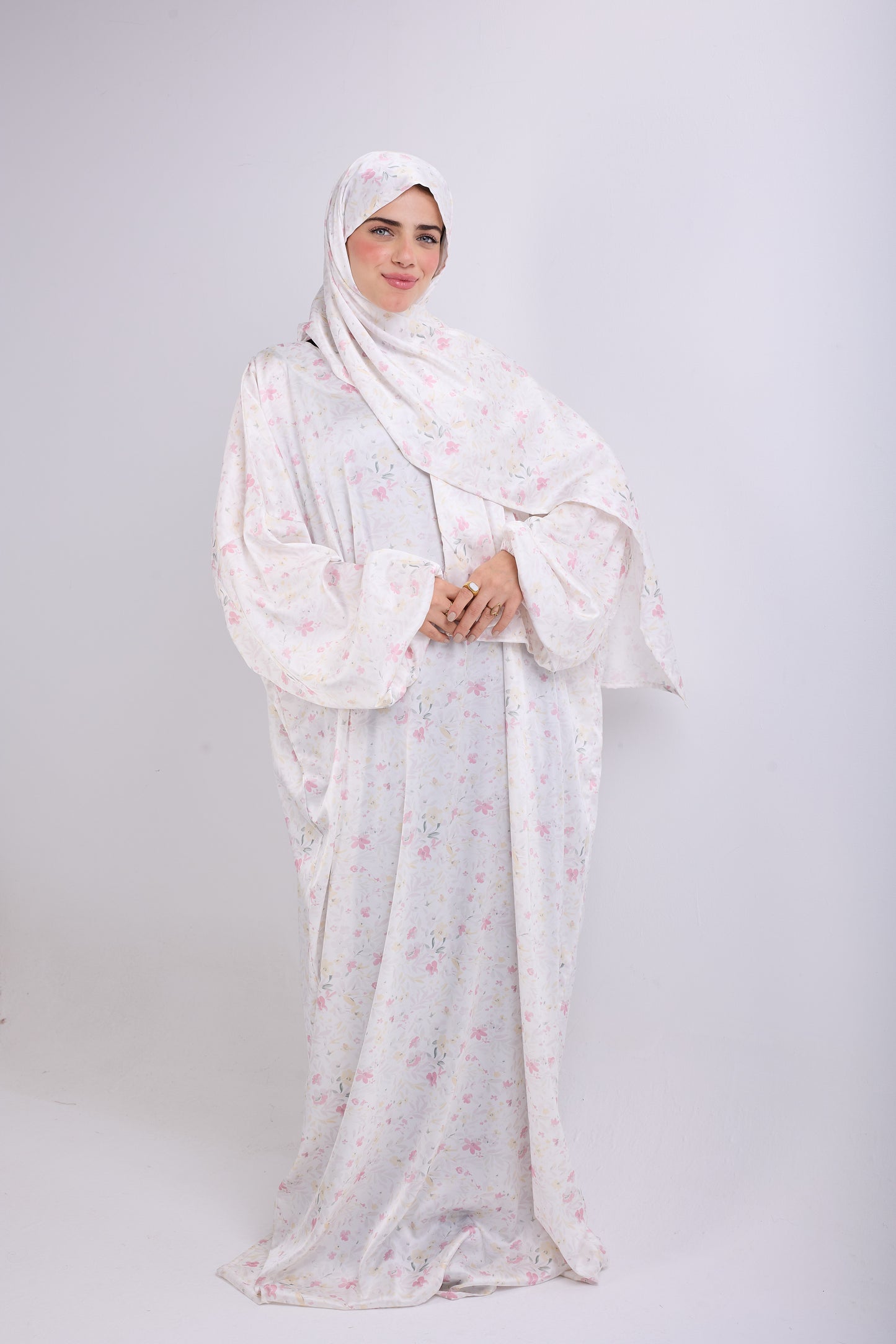 Hala printed satin