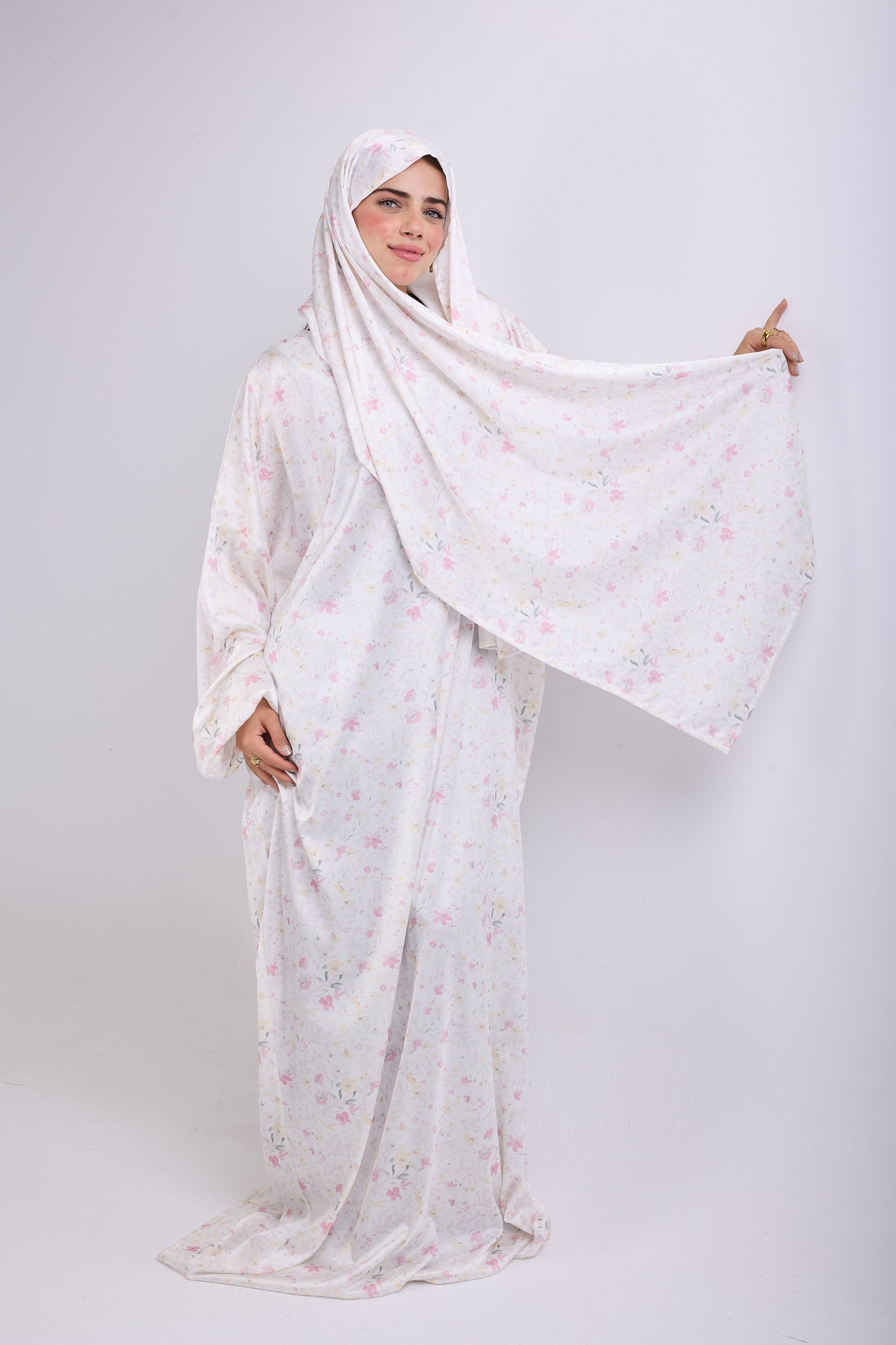 Hala printed satin