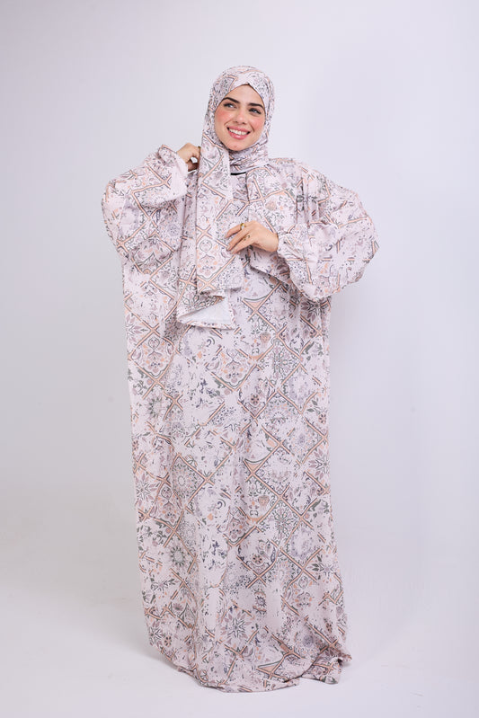 Floral Mosaic Soft Twill