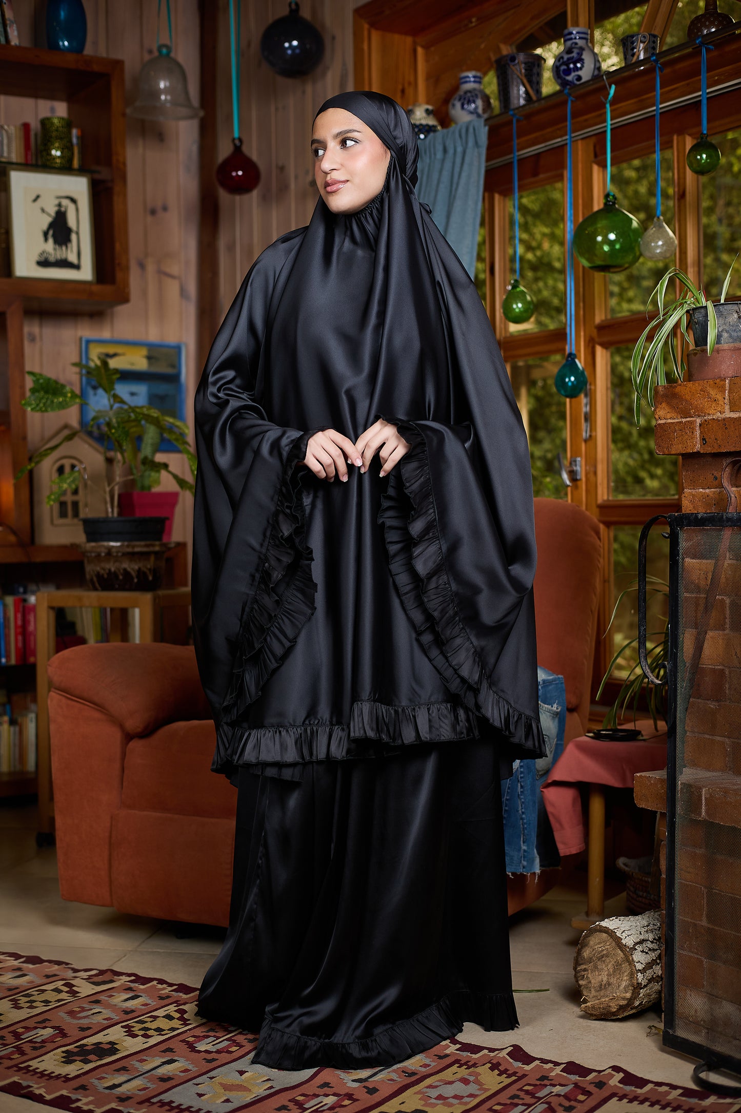 Luxury Satin Prayer Dress