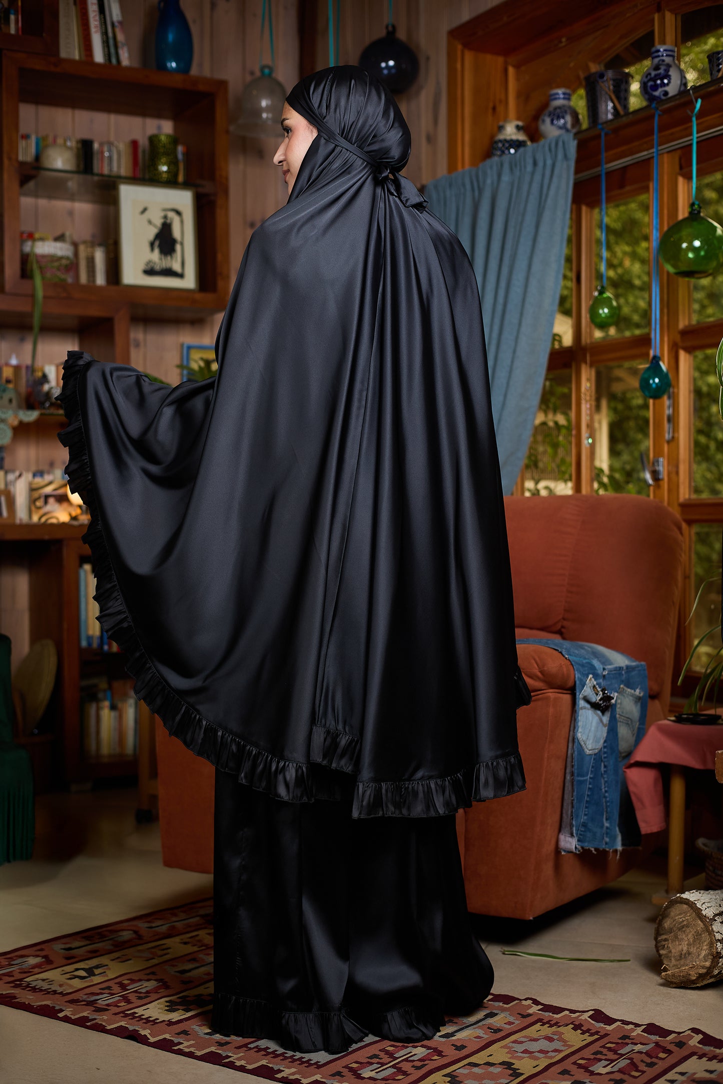Luxury Satin Prayer Dress