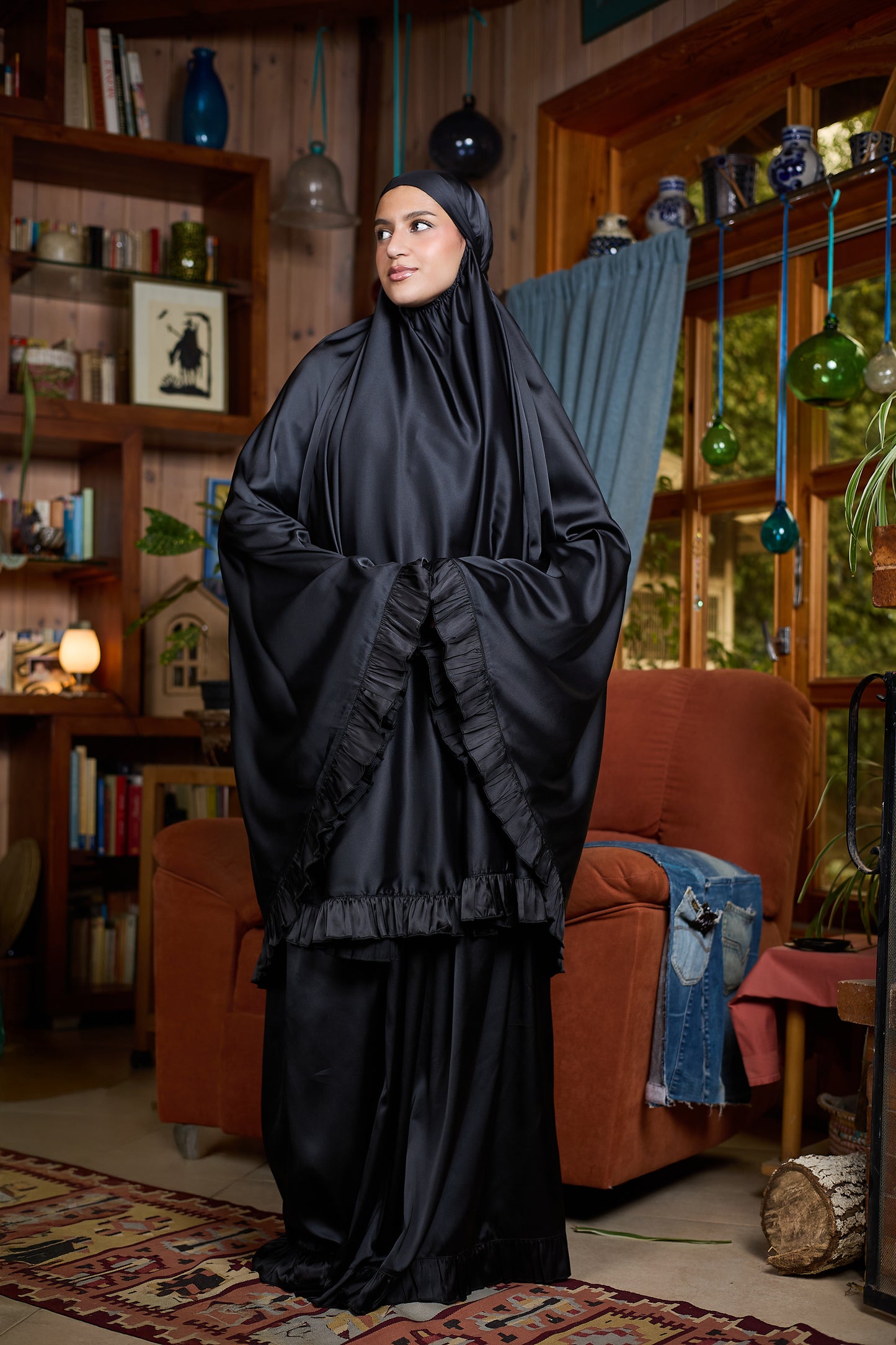 Luxury Satin Prayer Dress