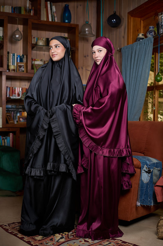 Luxury Satin Prayer Dress