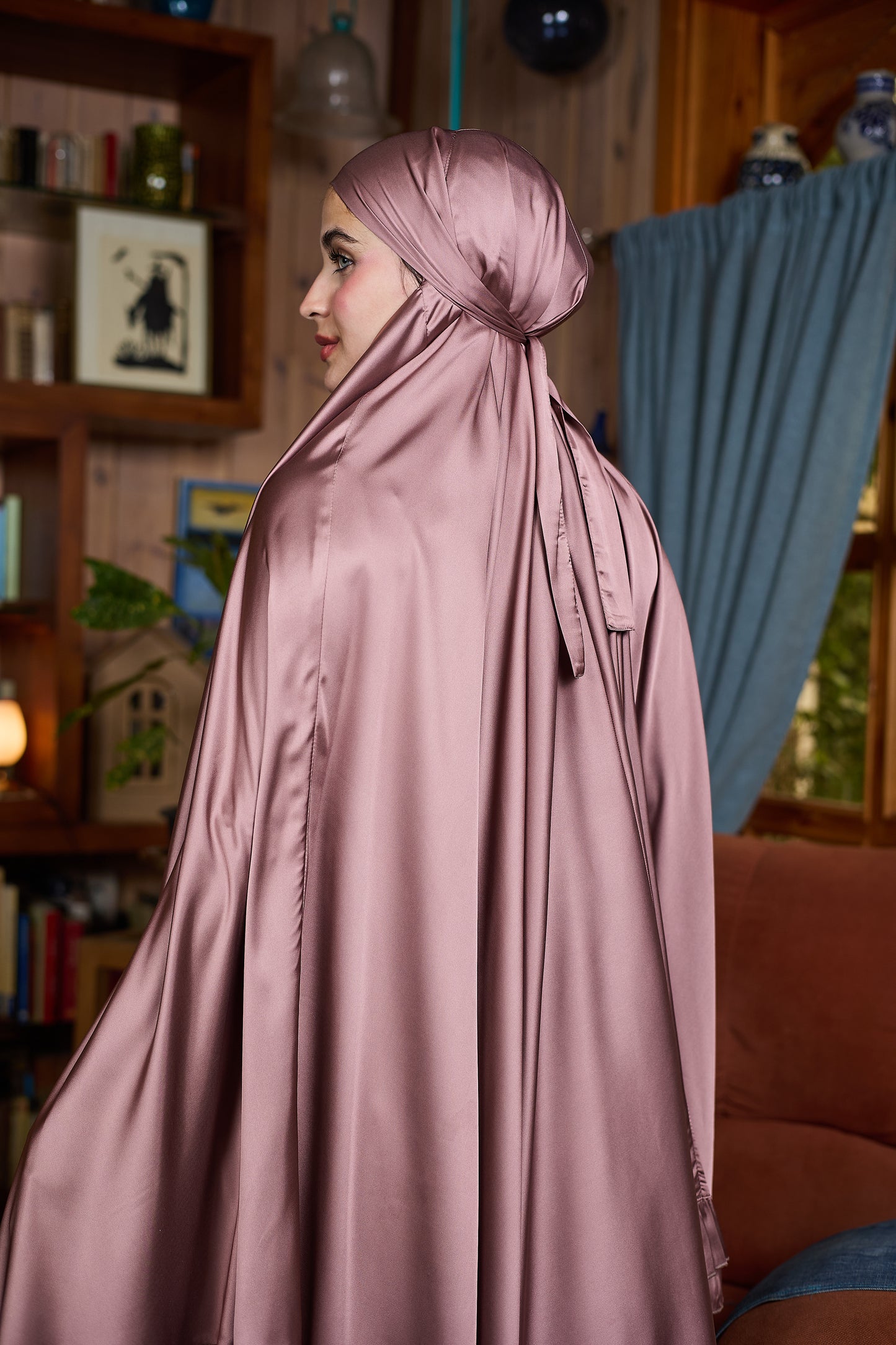 Luxury Satin Prayer Dress