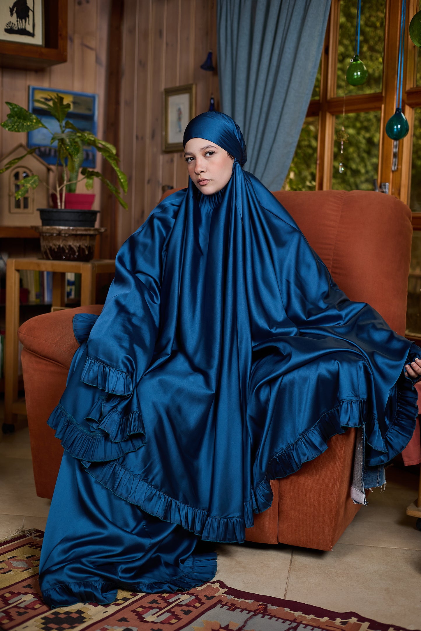 Luxury Satin Prayer Dress