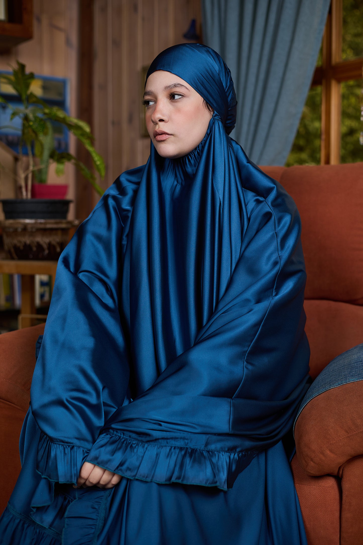 Luxury Satin Prayer Dress