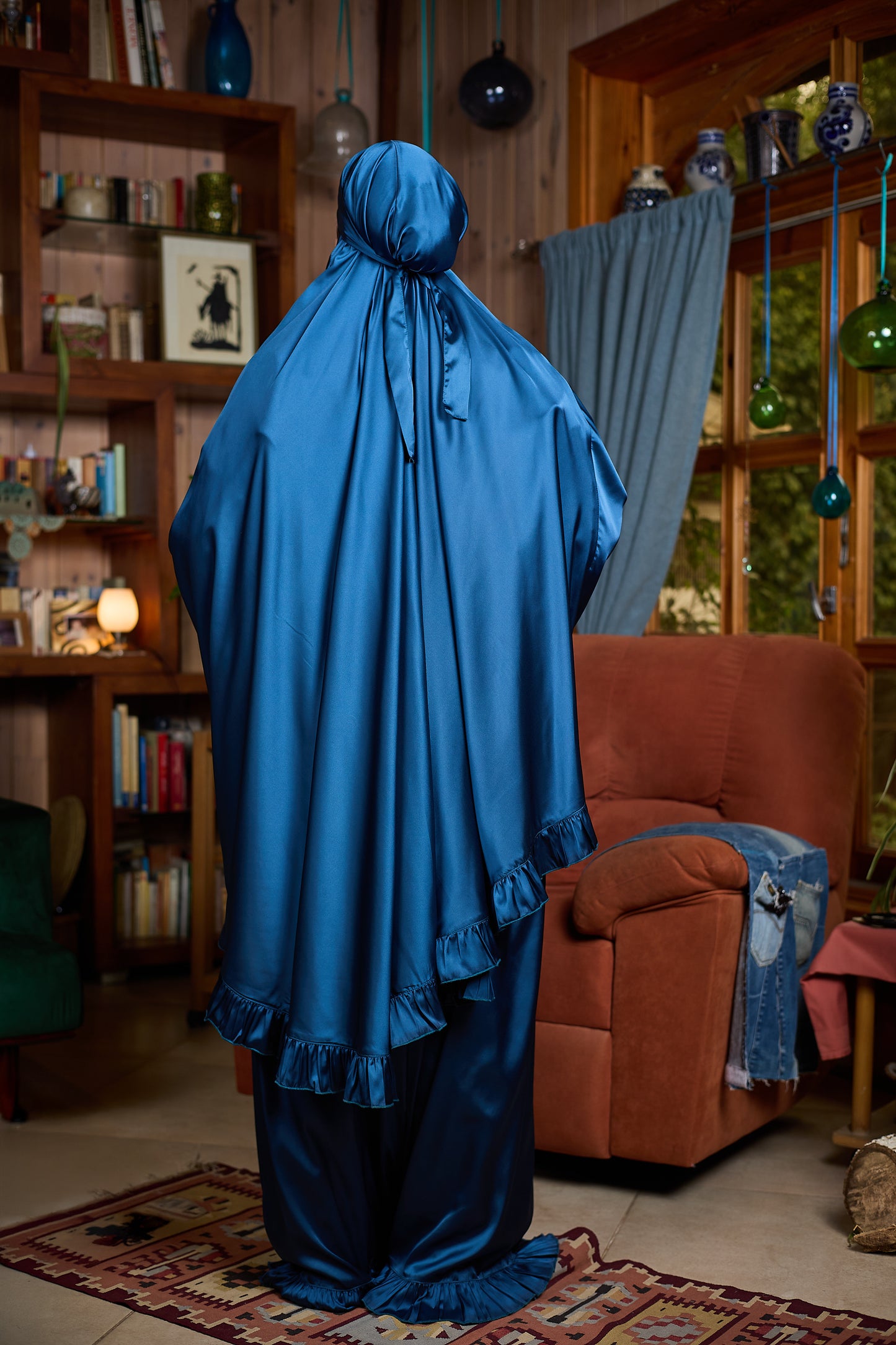 Luxury Satin Prayer Dress