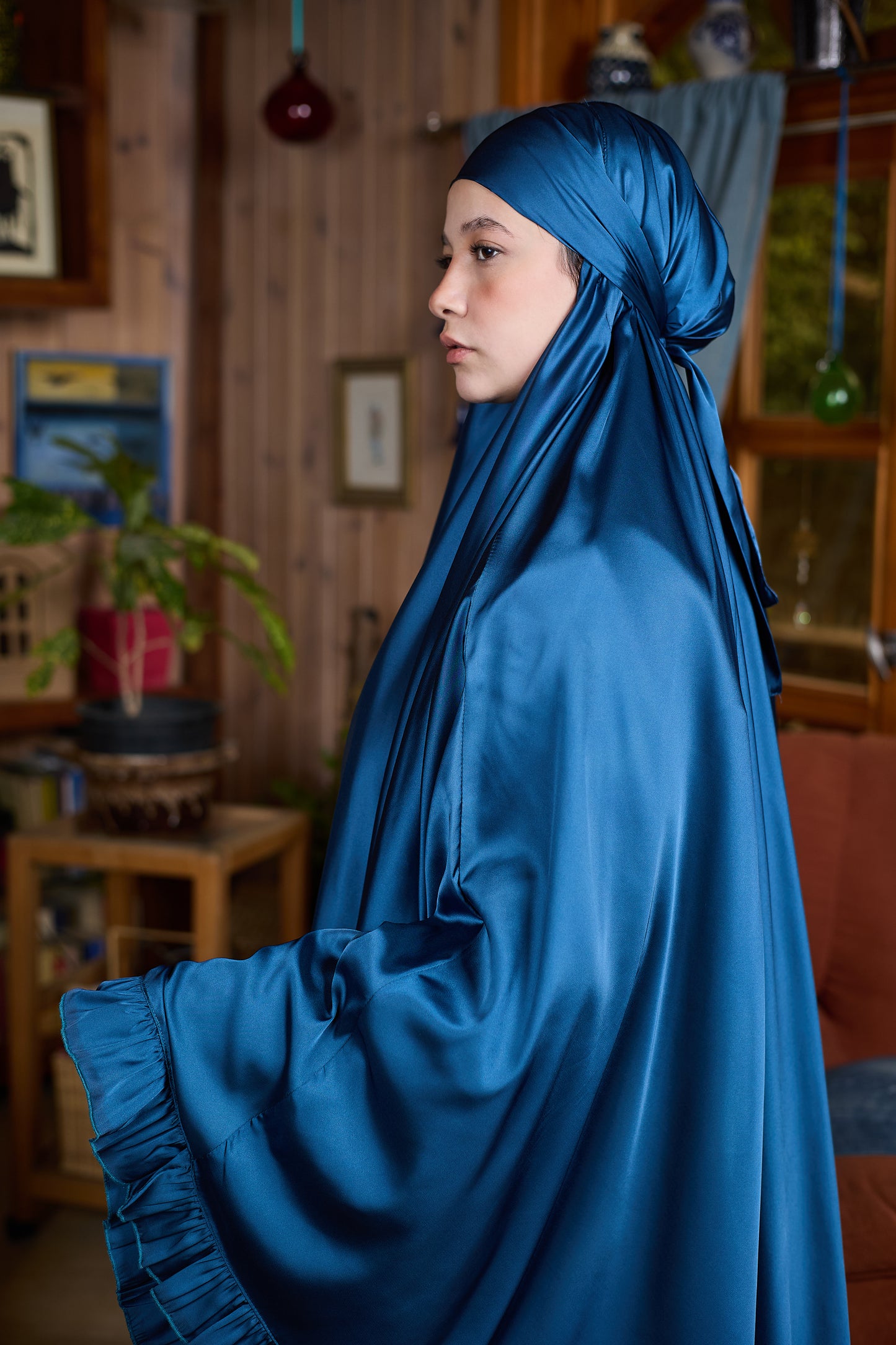 Luxury Satin Prayer Dress