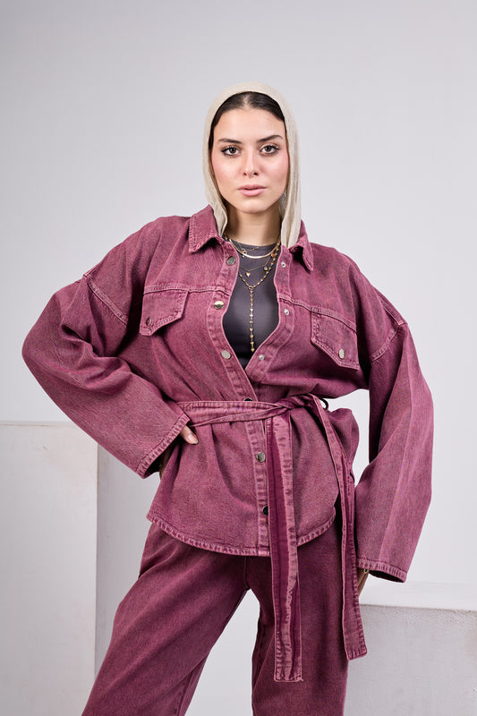 Stone-Washed Heavy Twill