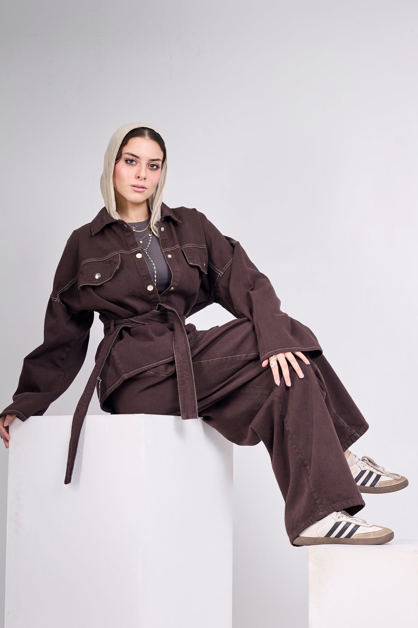 Stone-Washed Heavy Twill