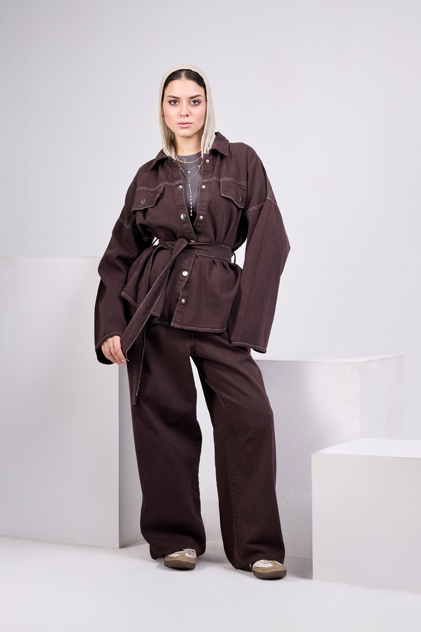 Stone-Washed Heavy Twill