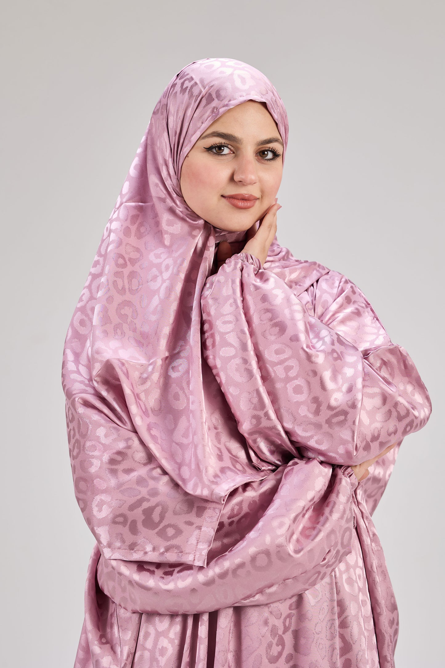 Satin Jacquard Light pink