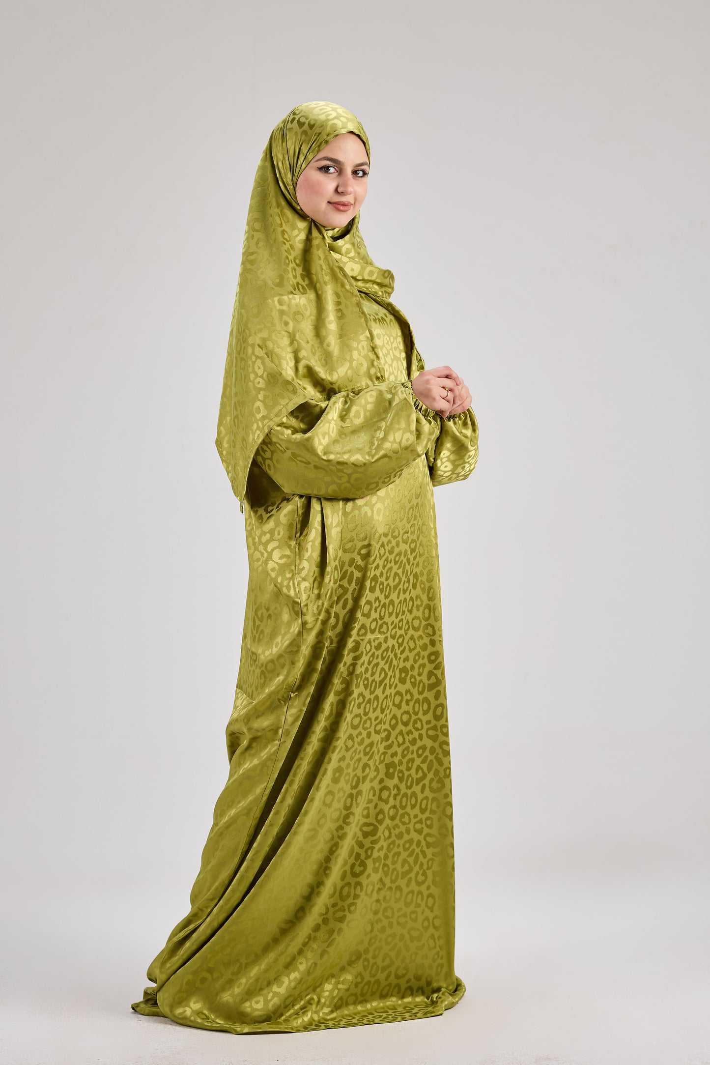 Satin Jacquard Pear