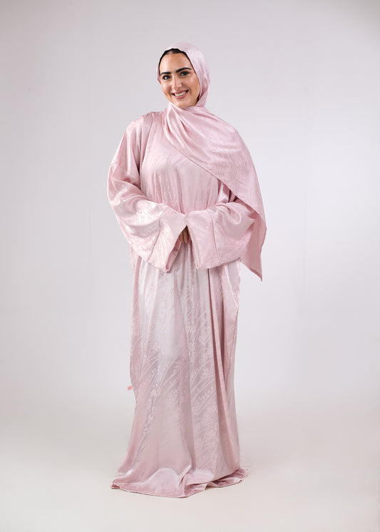 Satin Jacquard Rose Blush