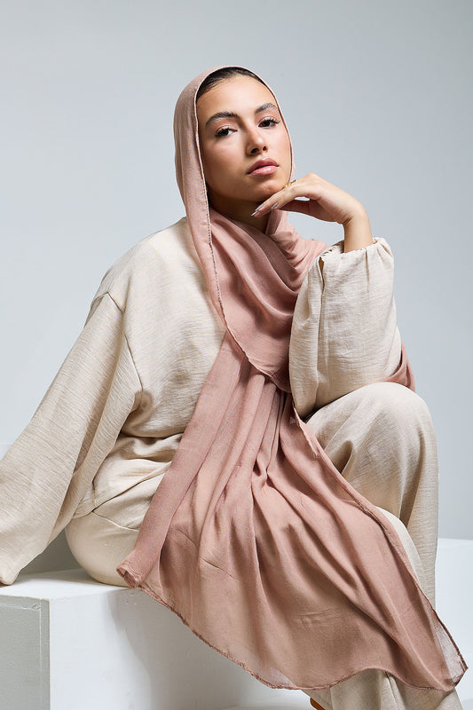 Blush Linen scarves