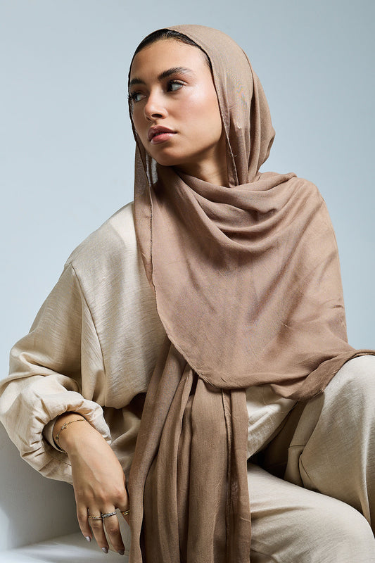 Burnt Suger Linen scarves