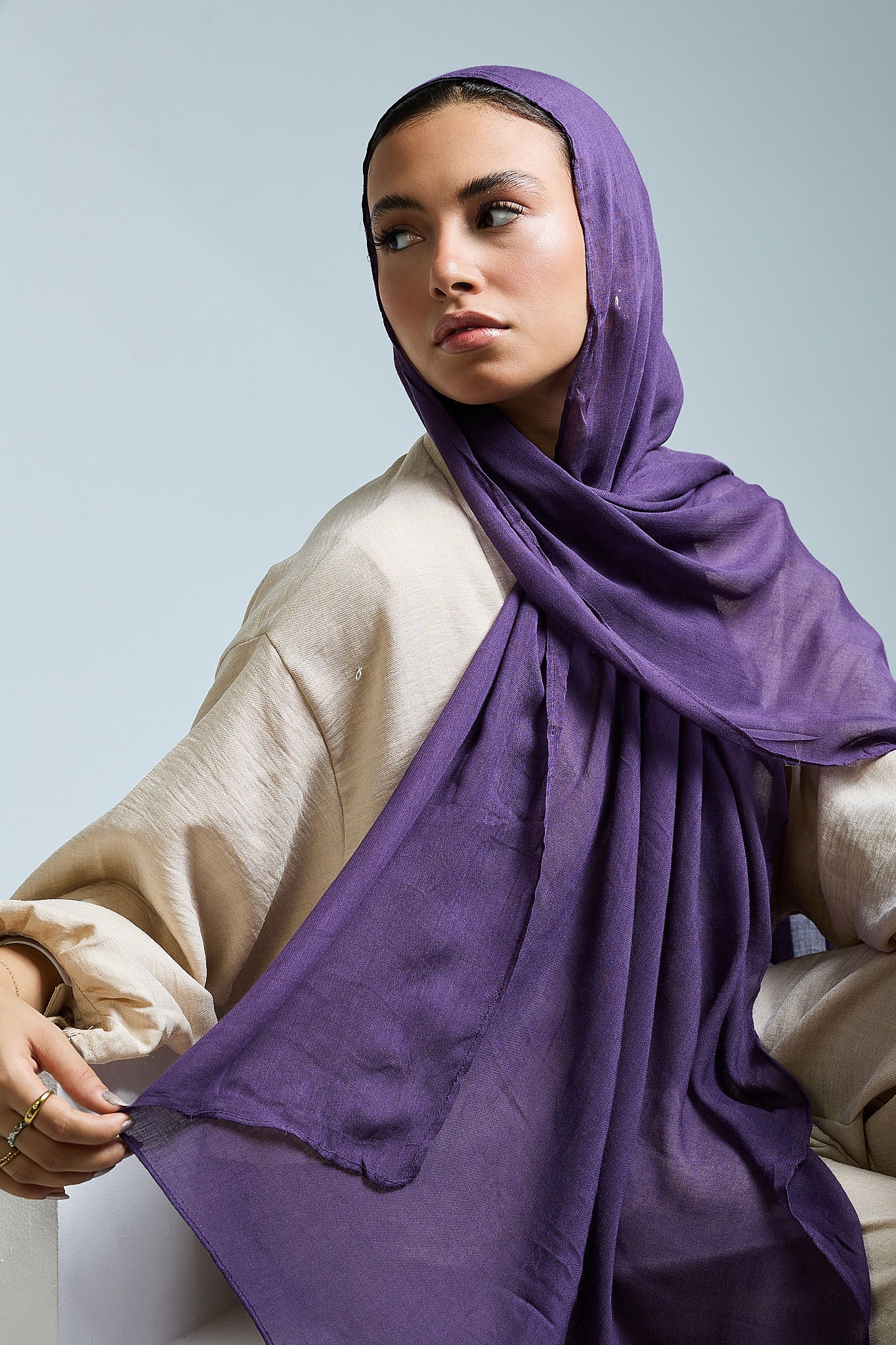 Nightshade Linen Scarves