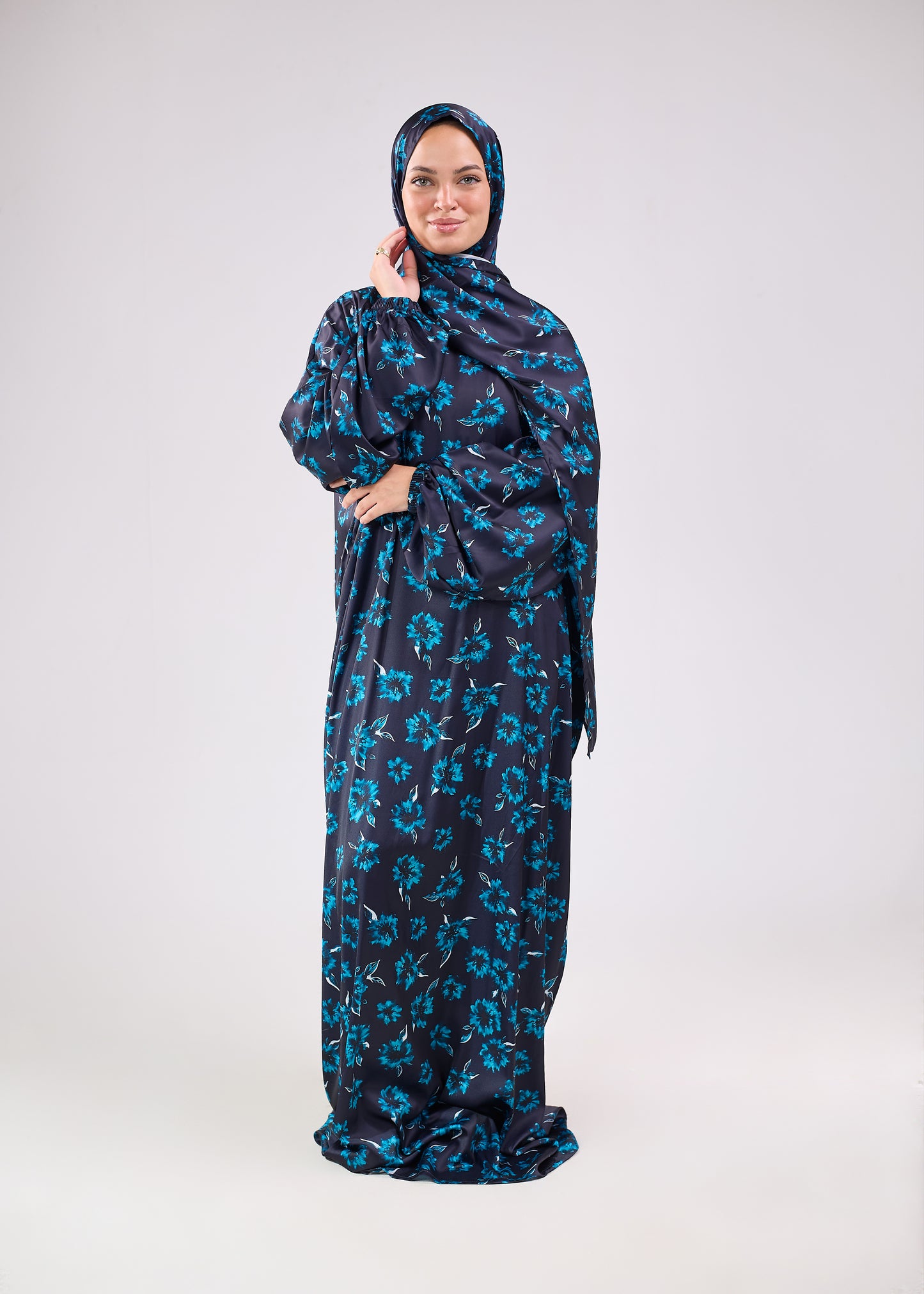 Leen Printed Satin Isdal