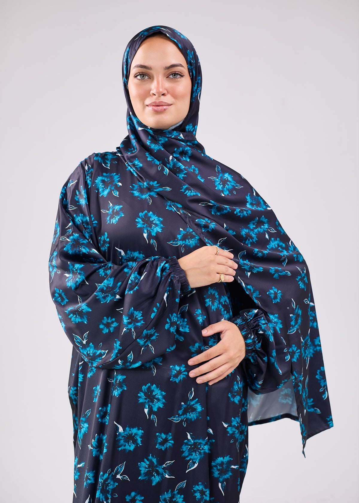 Leen Printed Satin Isdal