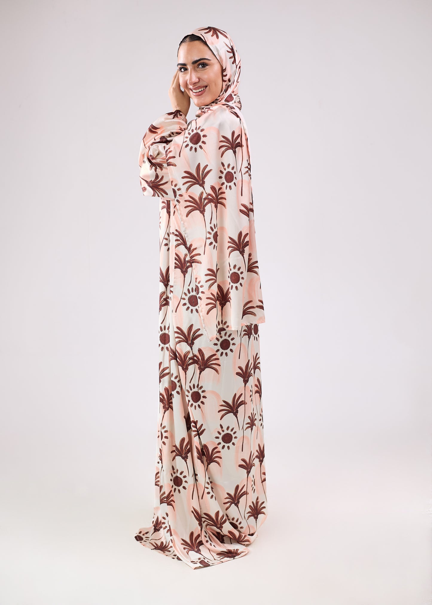 Rima Printed Satin Isdal