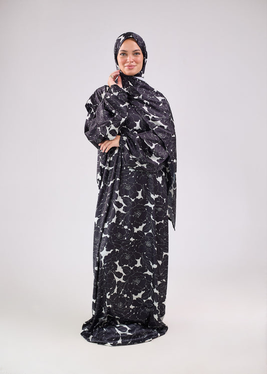 Layan Printed Satin Isdal