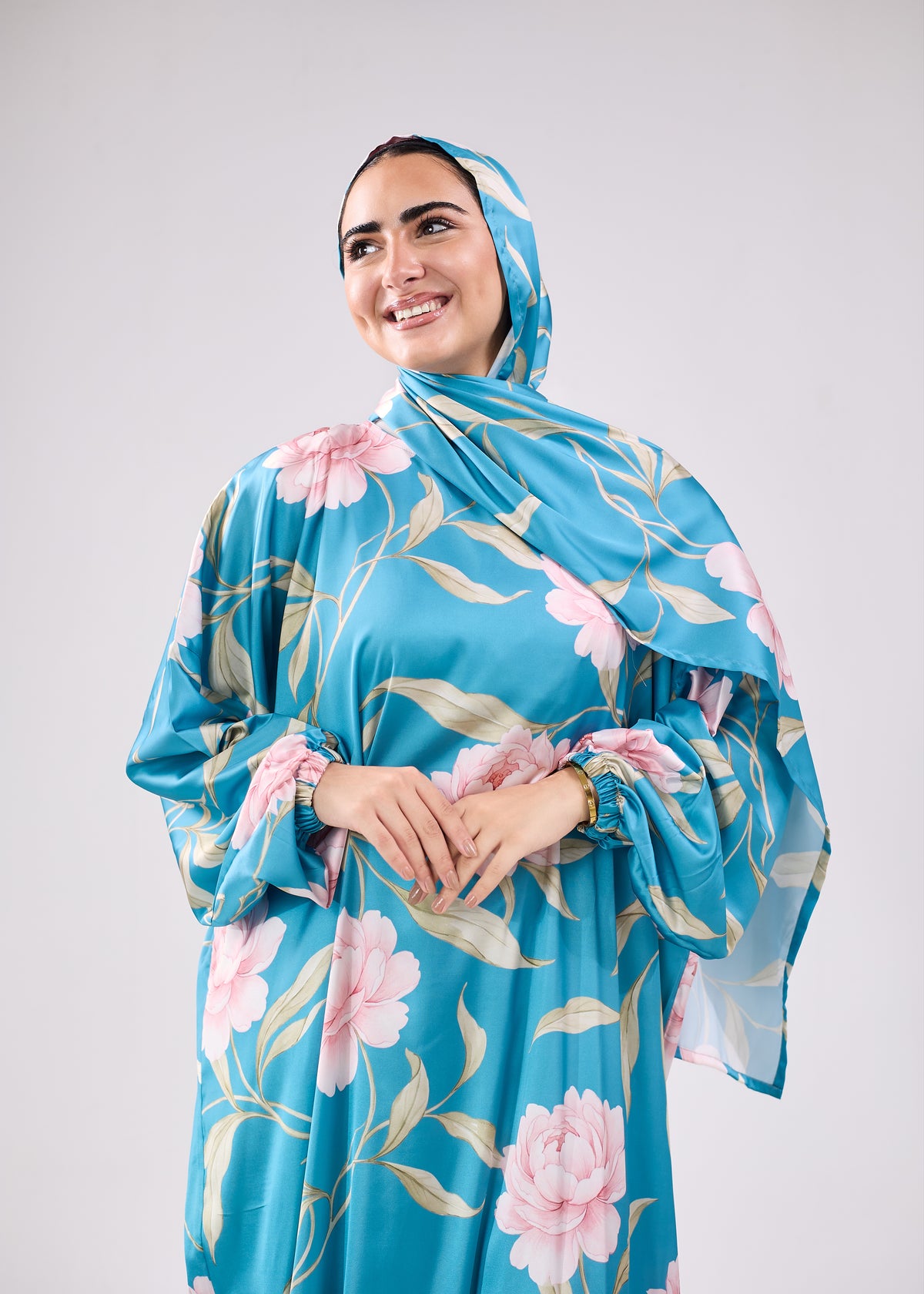 Rana Printed Satin Isda