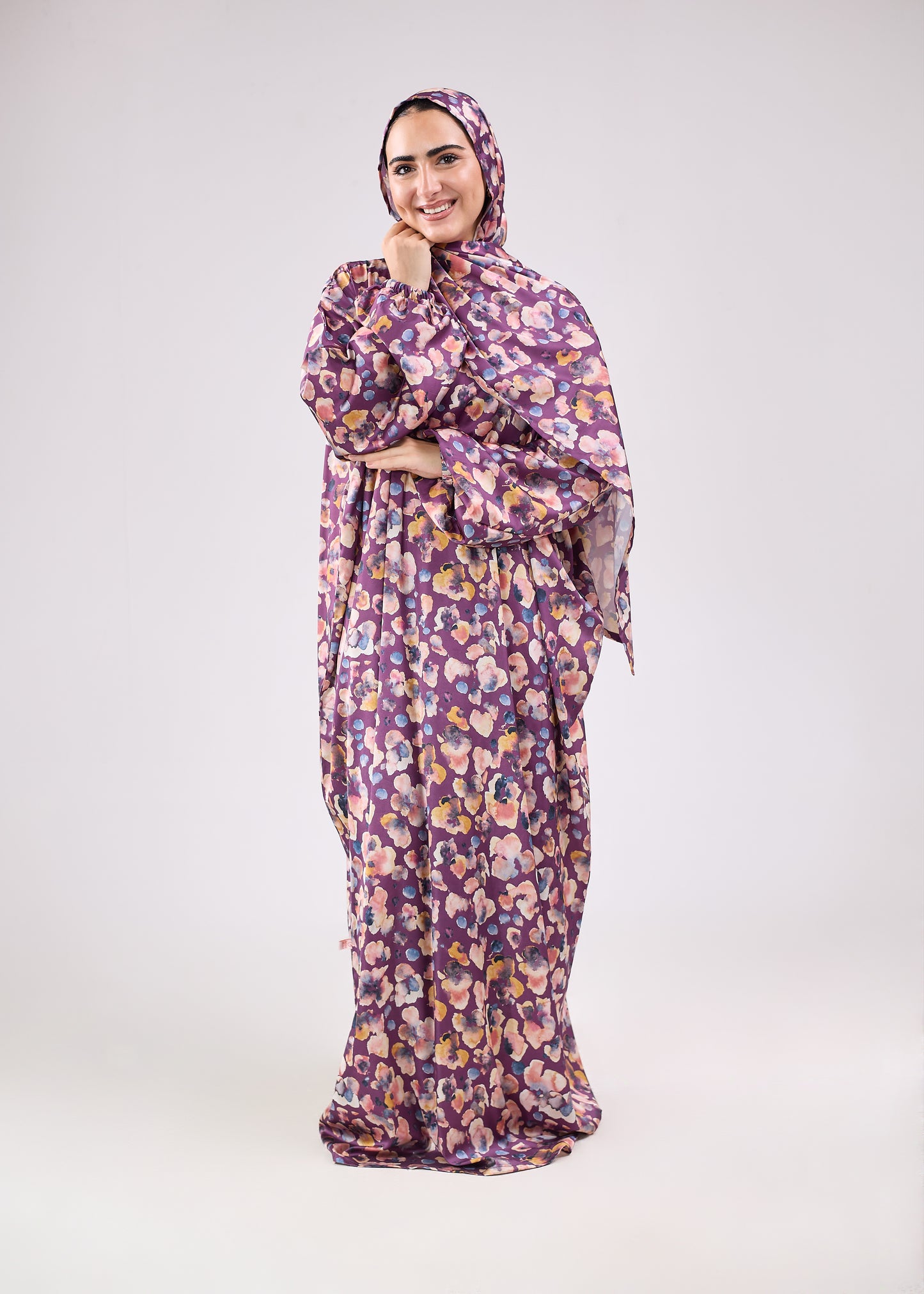 Rawan Printed Satin Isdal