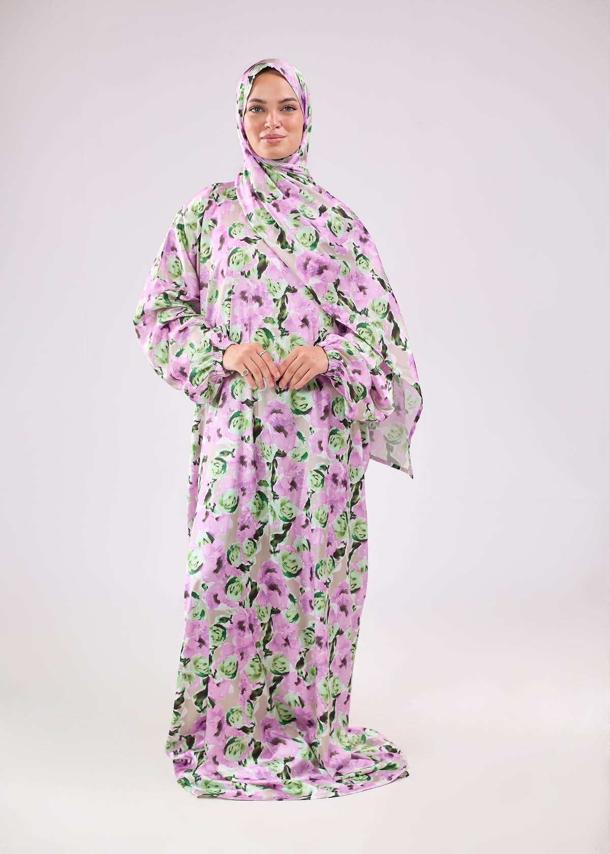 Razan Printed Satin Isdal