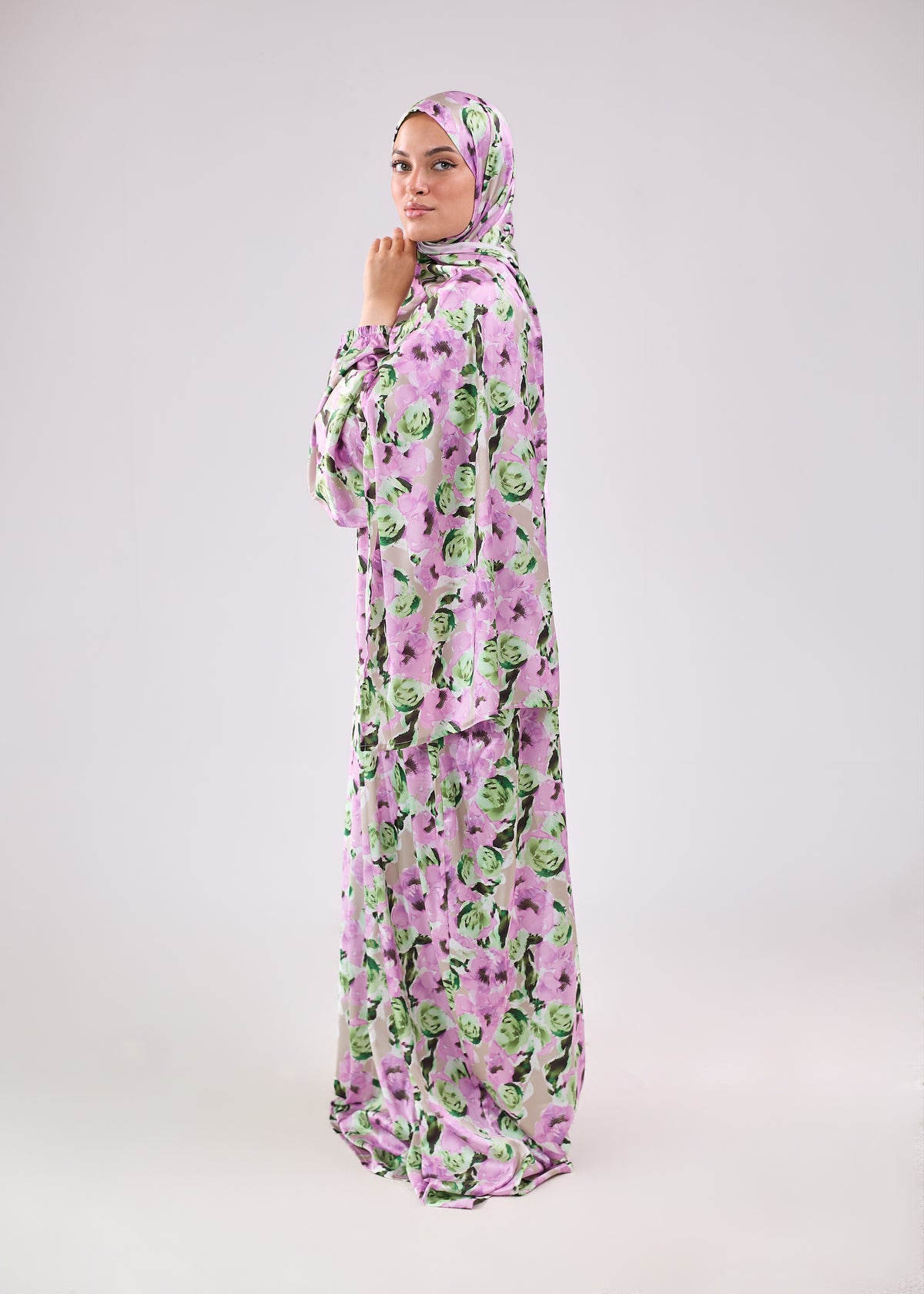 Razan Printed Satin Isdal