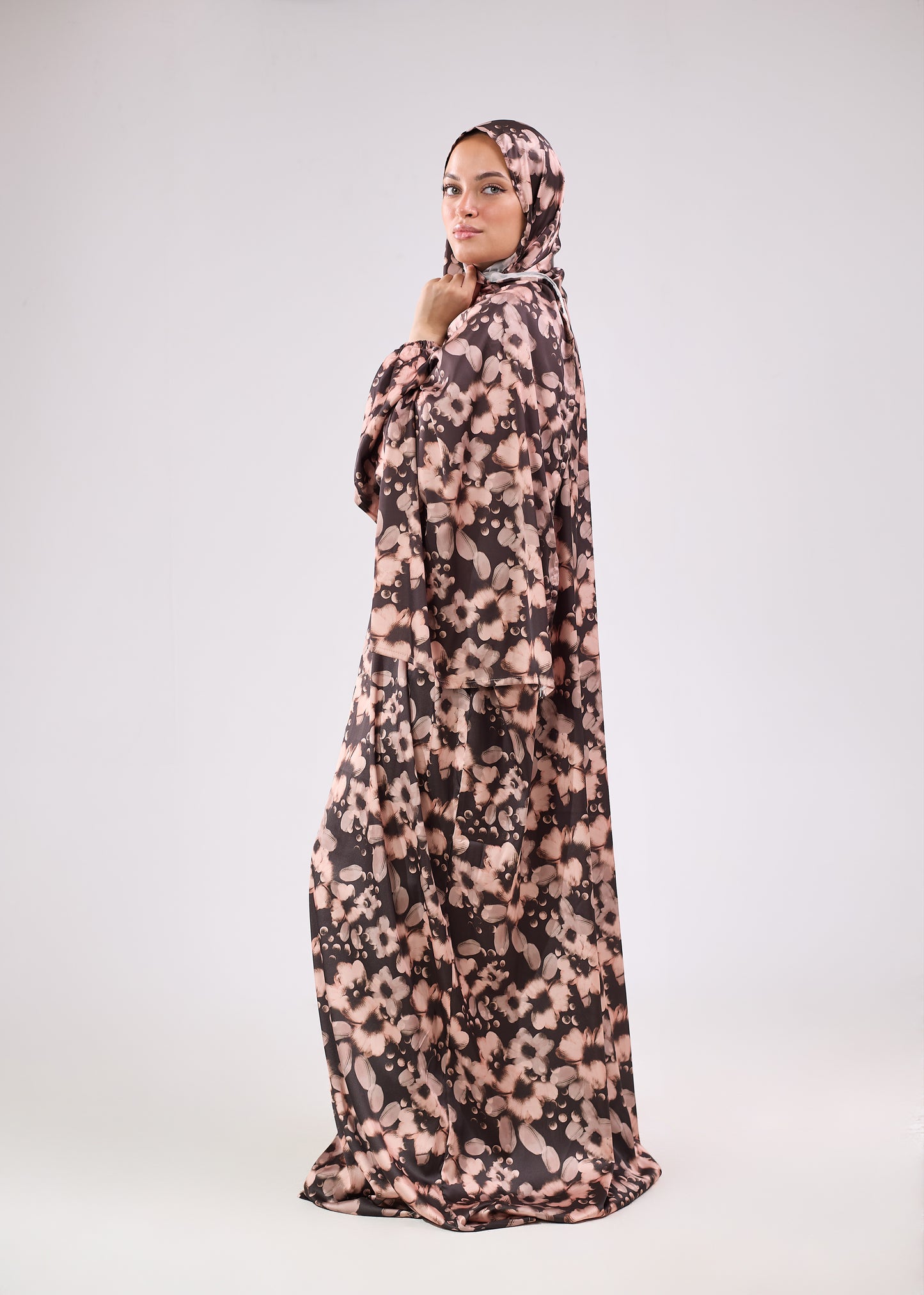 Roua Printed Satin Isdal
