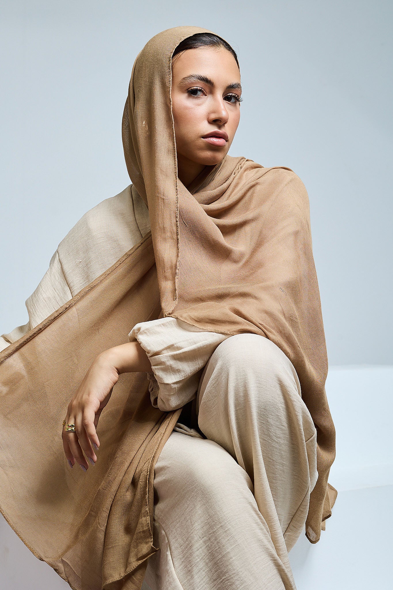 Camel Linen scarves