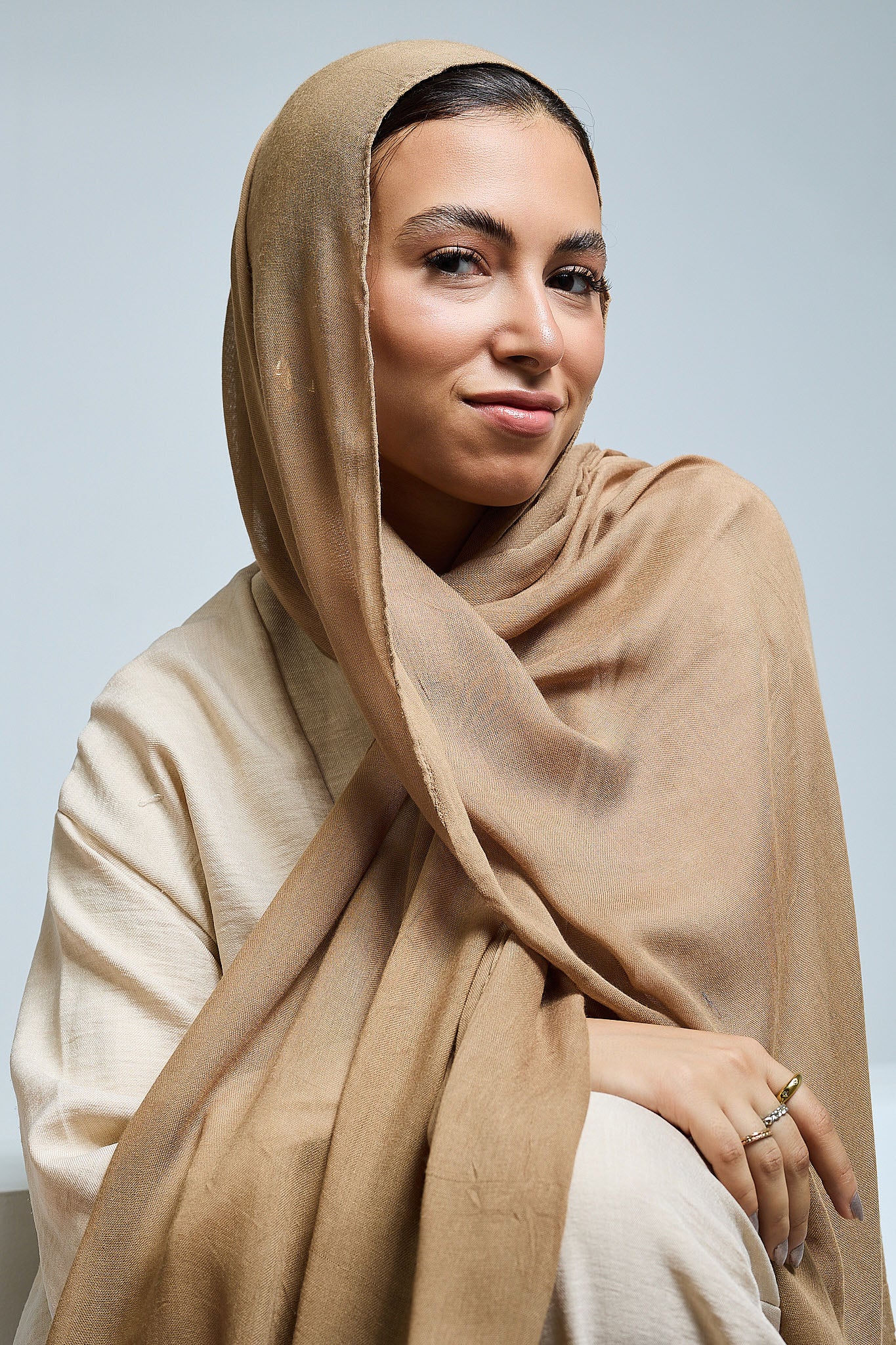 Camel Linen scarves