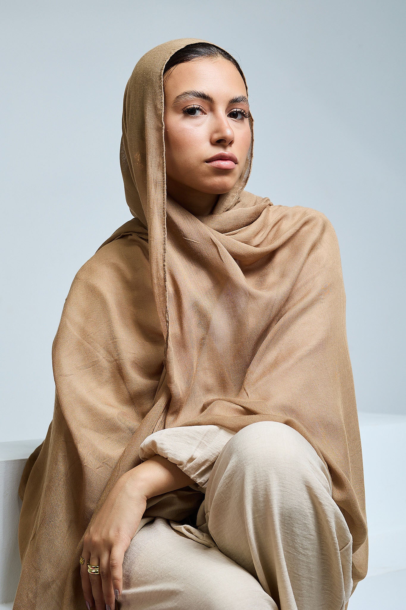 Camel Linen scarves