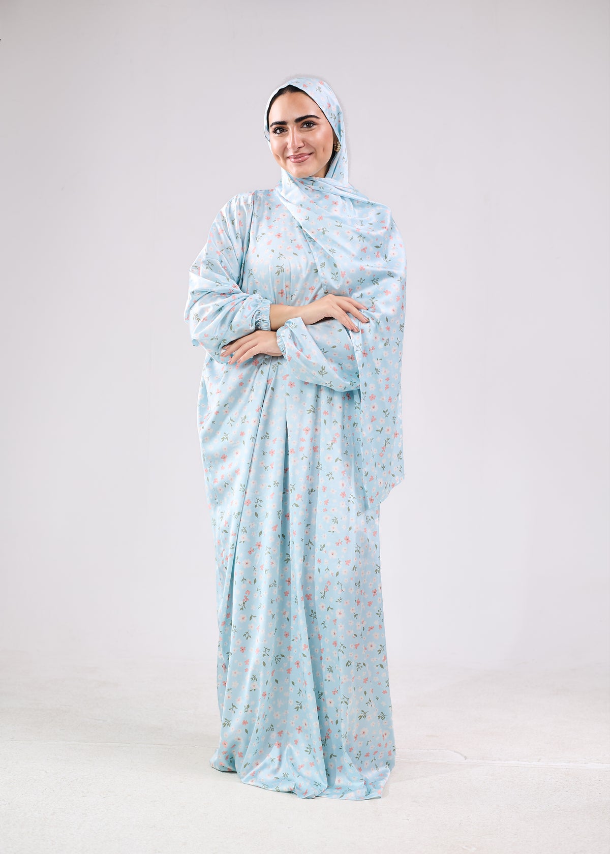 Safiya Printed Satin Isdal