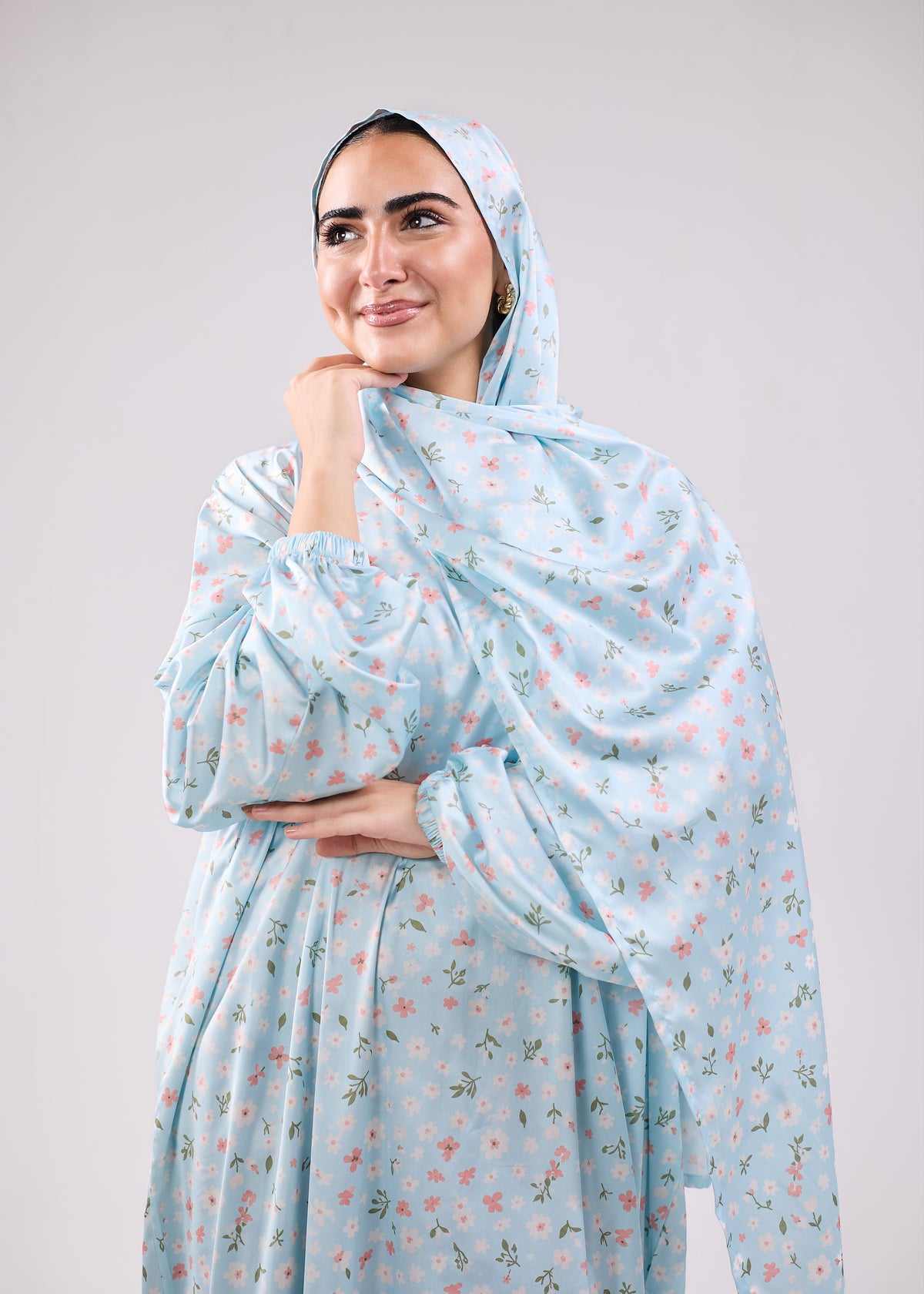 Safiya Printed Satin Isdal