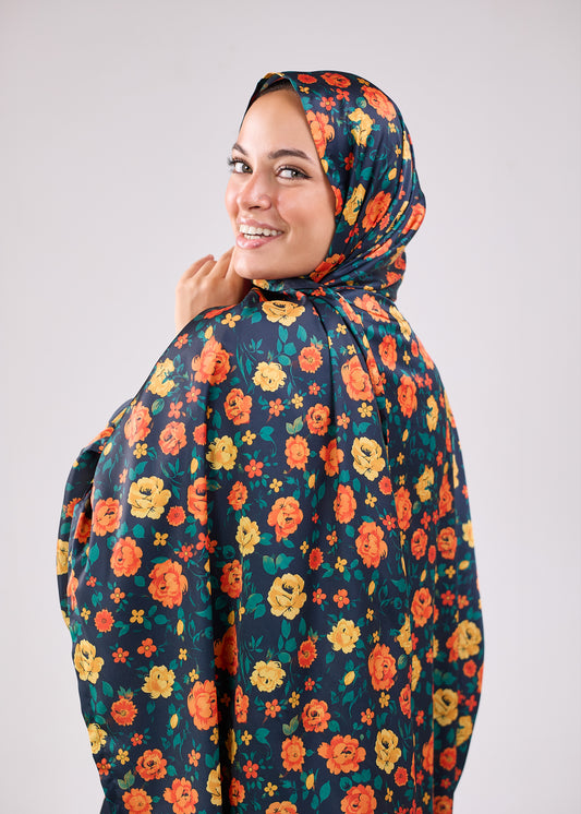Shahd Printed Satin Isdal
