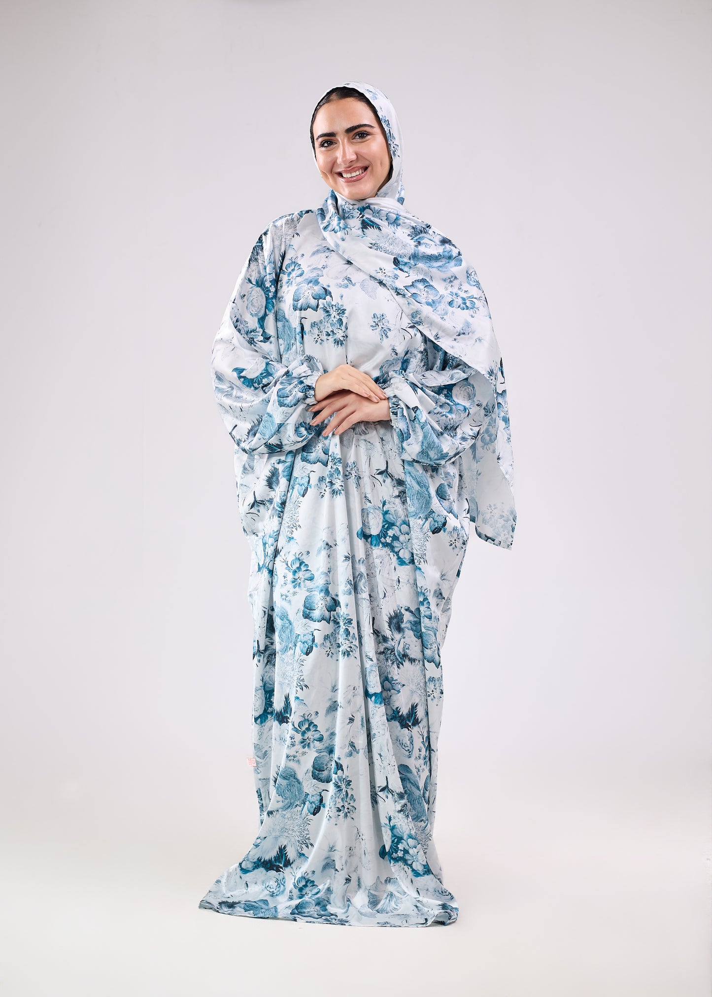 Rahaf Printed Satin Isdal