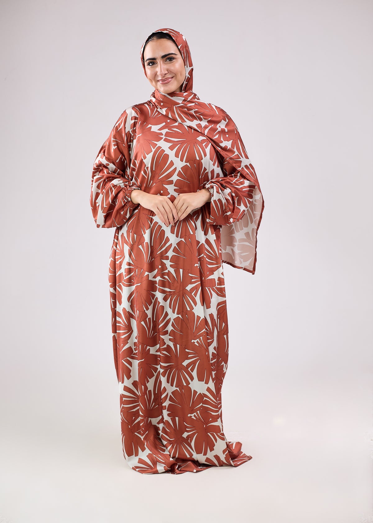 Rehana Printed Satin Isdal