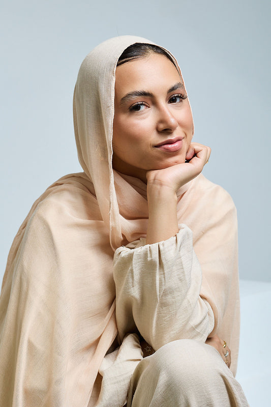 Nude Linen scarves