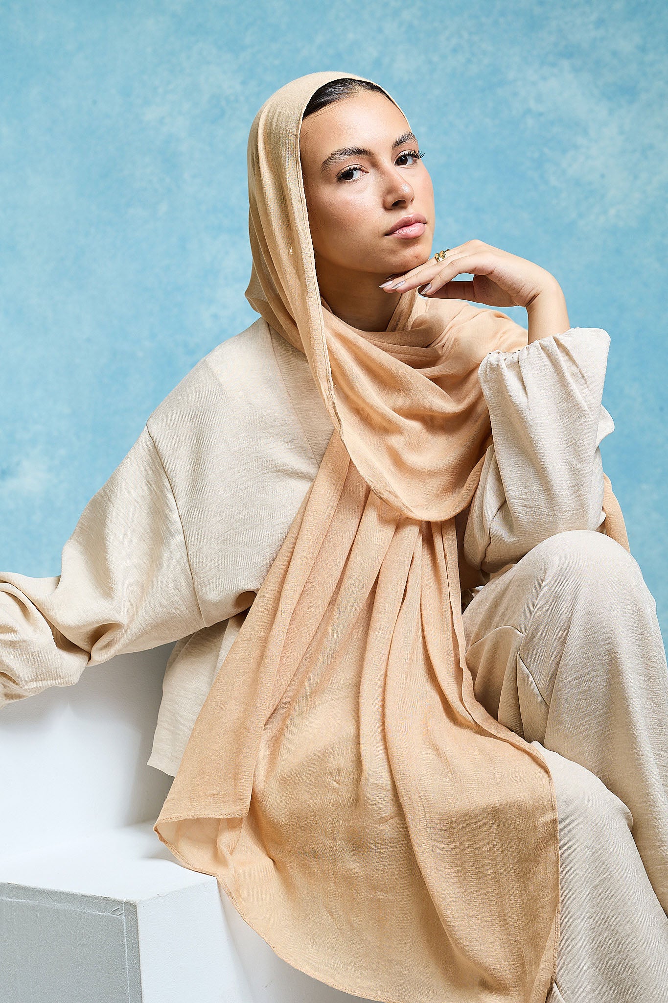 Fawn Linen scarves