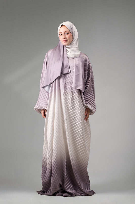 Misty Rose pleated satin